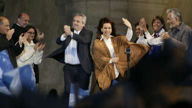 AUDIO: Alberto y Cristina Fernández llamaron a construir otro país