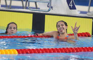 Delfina Pignatiello obtuvo su tercer oro en los 1500 libres