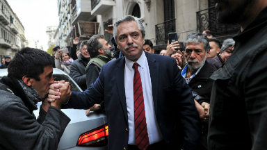 FOTO: "Robo piraña" a Macri que pagará Fernández
