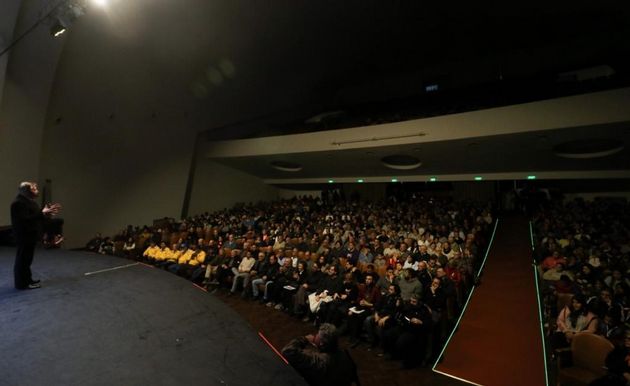 El cine Monumental de Alta Gracia estuvo repleto para la apertura de los festejos
