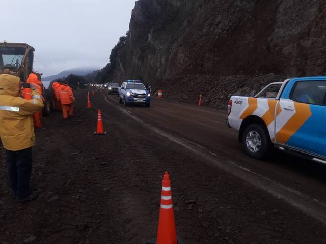 Abrieron parte de la ruta 40 en Villa La Angostura