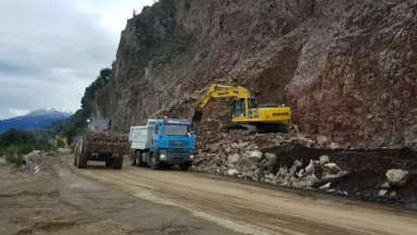 Habilitan parte de la ruta 40 en Villa La Angostura