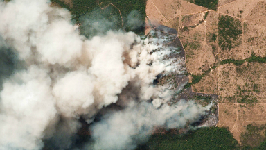 AUDIO: El humo del incendio en la Amazonia llegó al norte argentino
