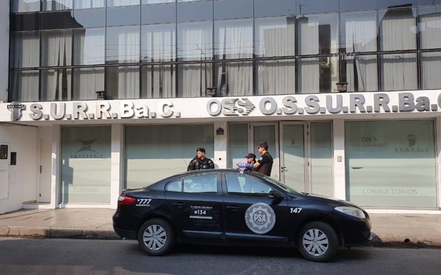 Allanamientos en la mutual del Surrbac