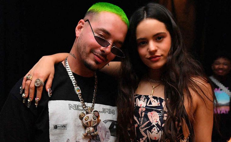 J Balvin y Rosalía motivaron un divertido cruce en las redes sociales