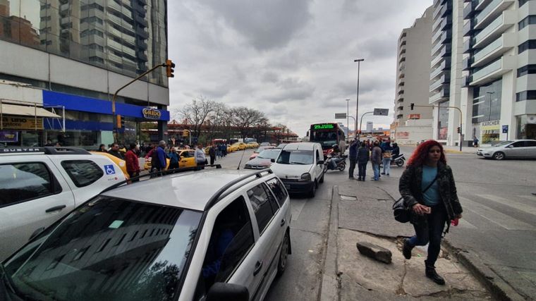 Protesta contra Uber
