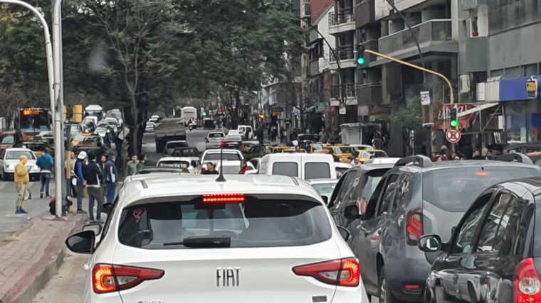 Protesta contra Uber