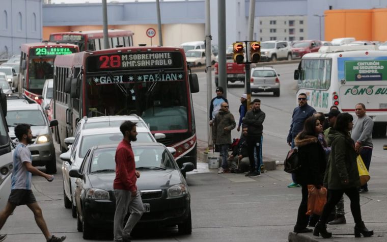 Caos de tránsito en Córdoba por la manifestación de taxistas.