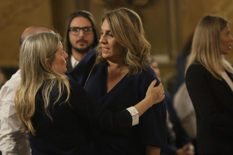Candelaria De la Sota y Adriana Nazario, juntas en la Catedral.