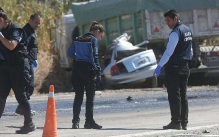 Tragedia en la ruta 40 (Foto: Los Andes).