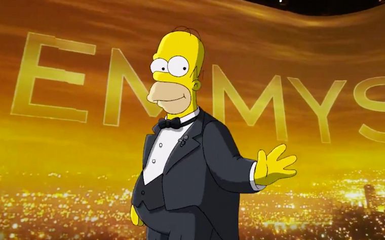 Homero Simpson, animador en los Emmy.