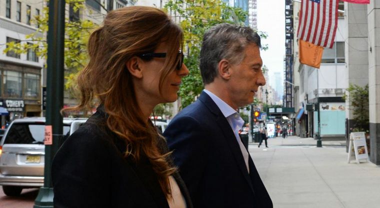 FOTO: Macri llegó a Nueva York y se refirió al bono 