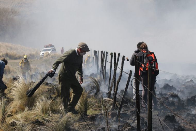 FOTO: Incendio en Valle de Punilla