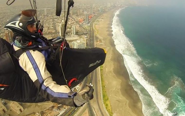 El parapentista Claudio Kegalj, de 50 años, murió en un accidente (Foto de archivo)