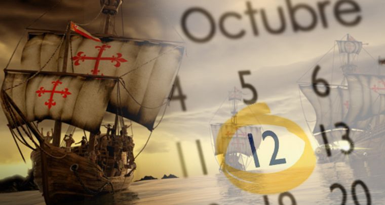 El 12 de octubre se recuerda la llegada de Colón a América.