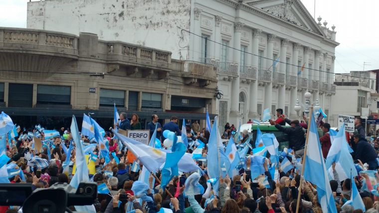Mauricio Macri, en Esperanza, Santa Fe