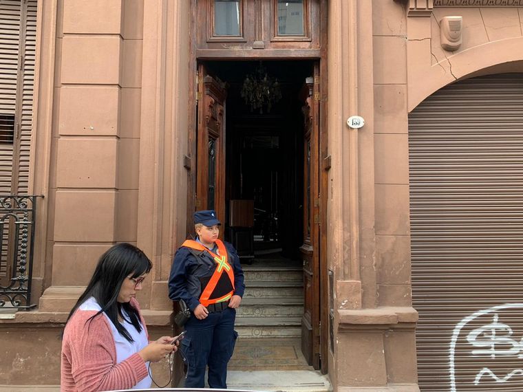 Derrumbe en una obra en construcción de barrio Nueva Córdoba.