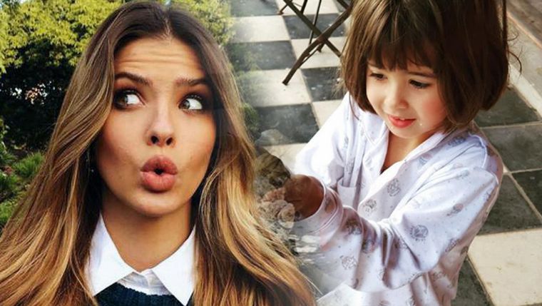 Rufina es la hija que la actriz tuvo junto a Nicolás Cabré.