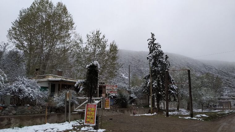 Nieve en Mendoza.