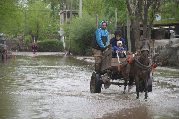 El agua generó miles de evacuados en la última semana en La Matanza.
