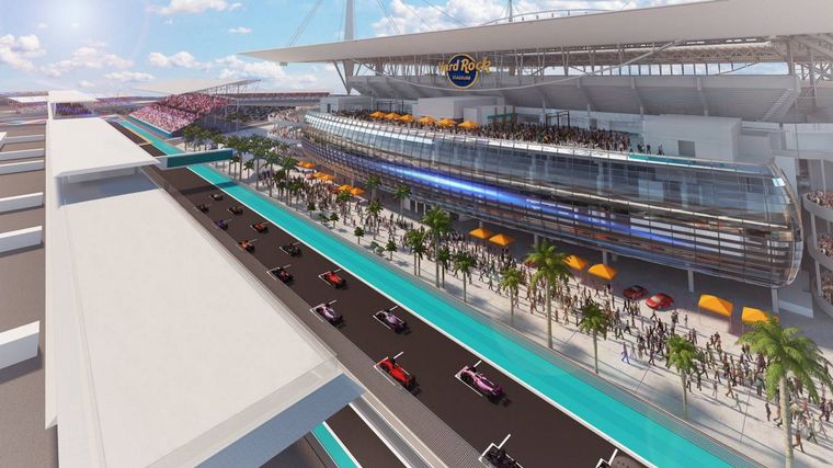 FOTO: Las primeras vistas virtuales del proyecto del circuito de F1 en Miami