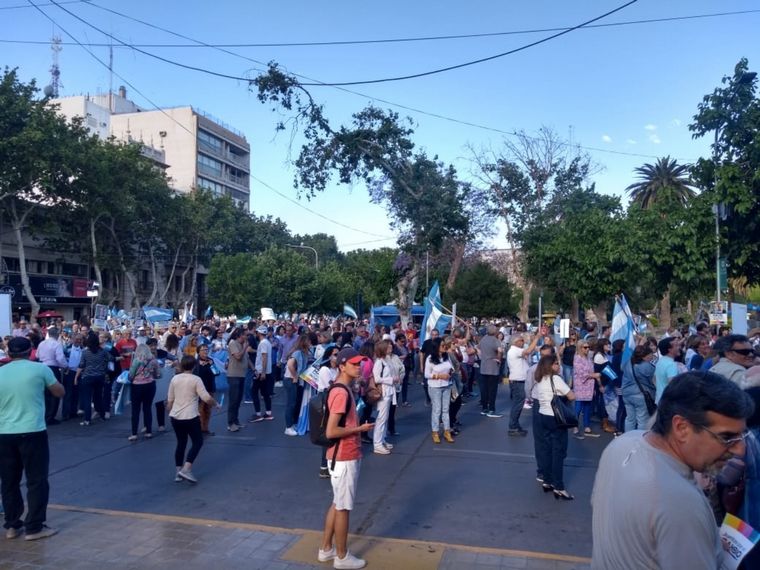 La marcha del millón en San Juan.