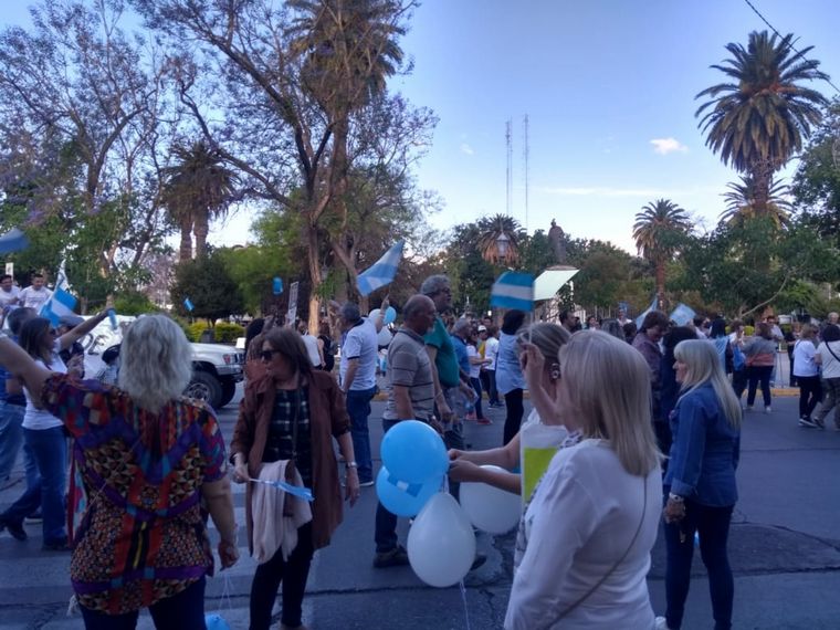 La marcha del millón en San Juan.