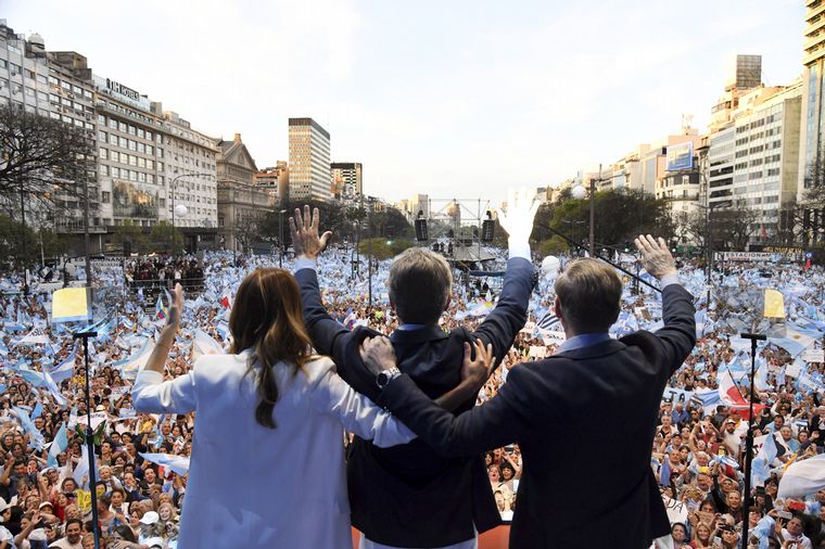 Las postales de la "Marcha del millón" de Mauricio Macri.