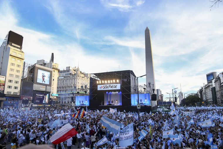 FOTO: Macri encabezó la "Marcha del Millón".