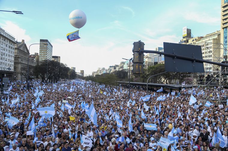 FOTO: Las postales de la "Marcha del millón" de Mauricio Macri.