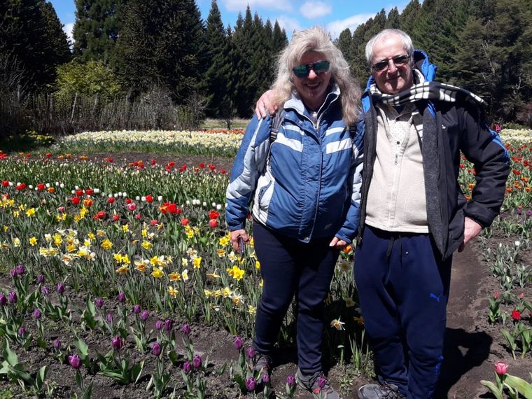 Turistas cordobeses en Chacra Danubio.