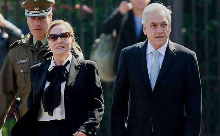Cecilia Morel y Sebastián Piñera.