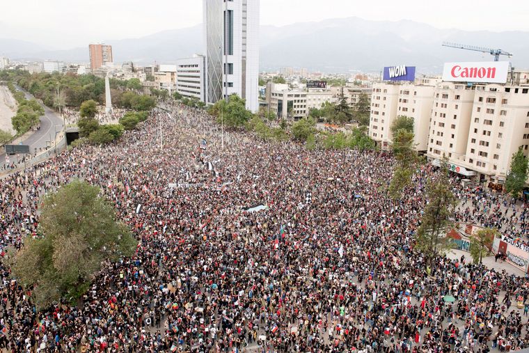 FOTO: Más de un millón de chilenos participaron de la marcha.