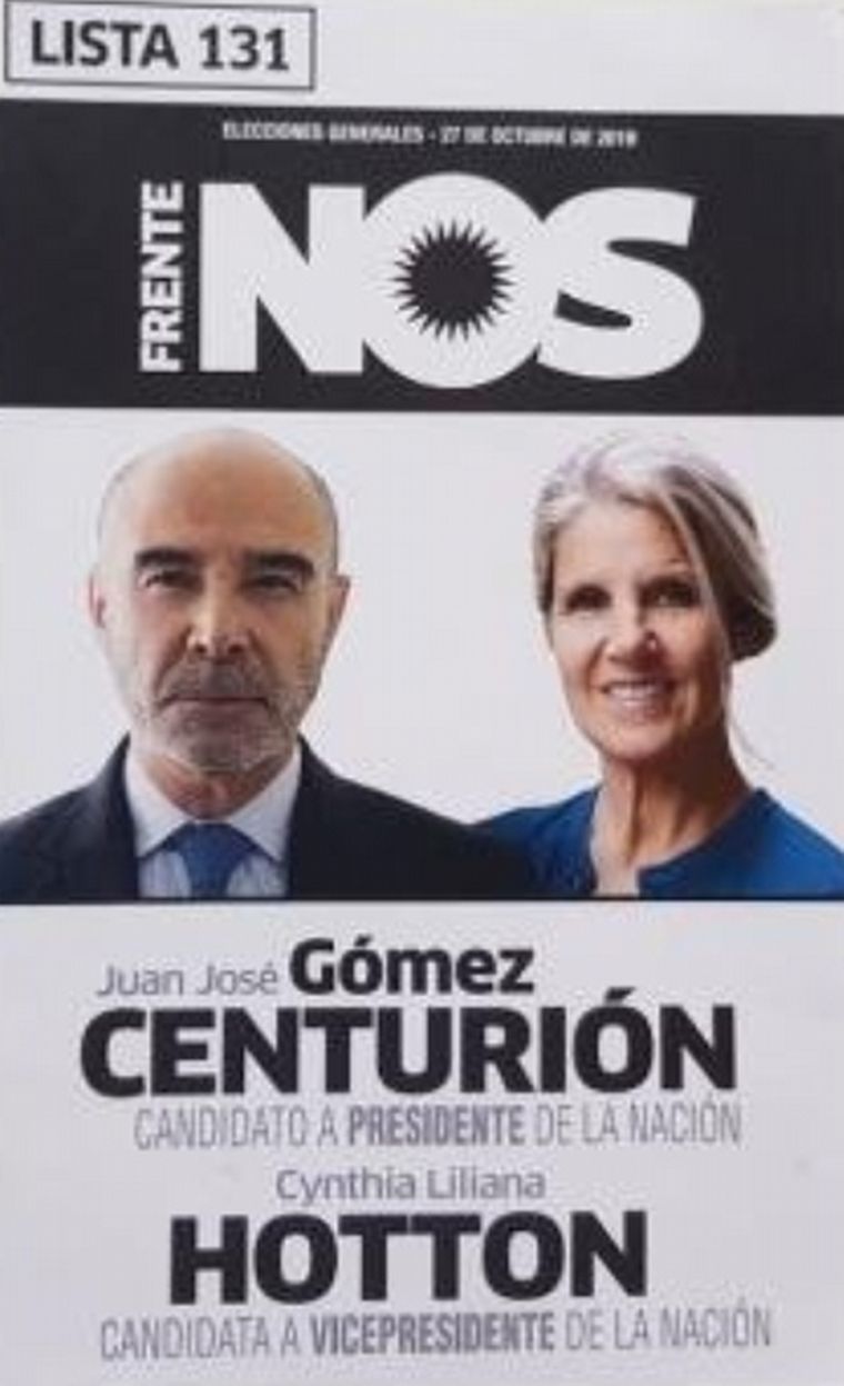 Boleta del Frente NOS.