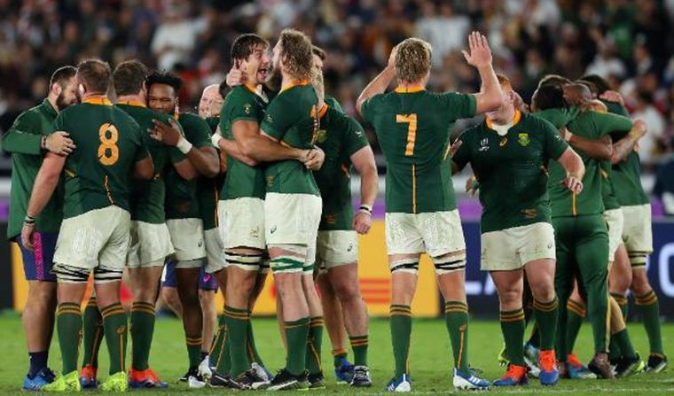 Sudáfrica campeón del mundo en Rugby.