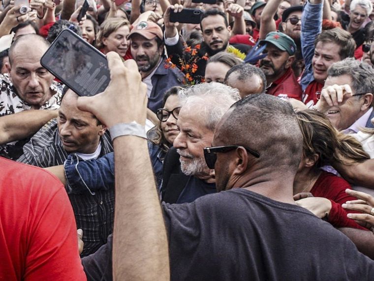 Lula da Silva estuvo 19 meses preso.