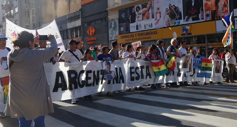 La movilización es en repudio al golpe de Estado