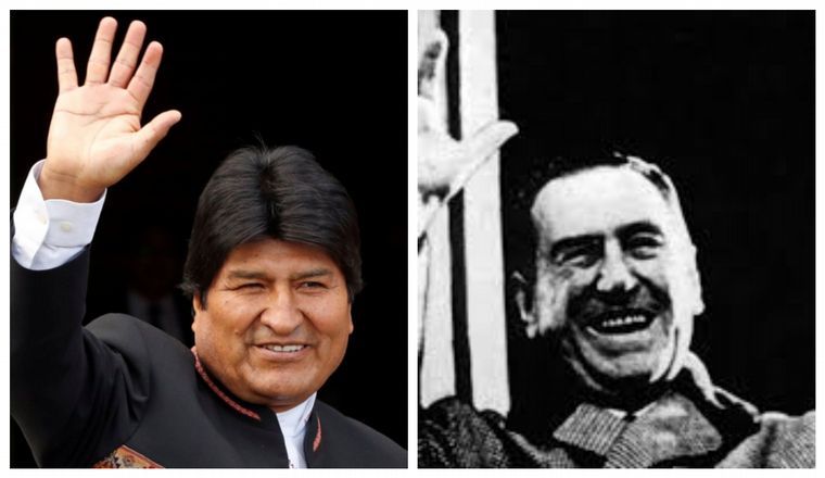 Evo y Perón. Un solo corazón.