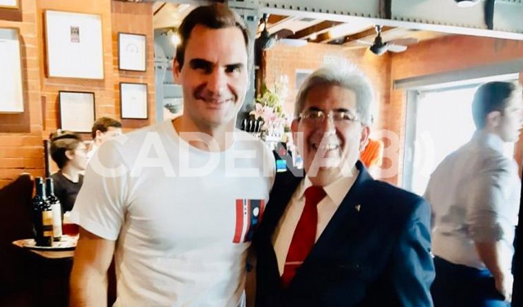 Federer en Buenos Aires.