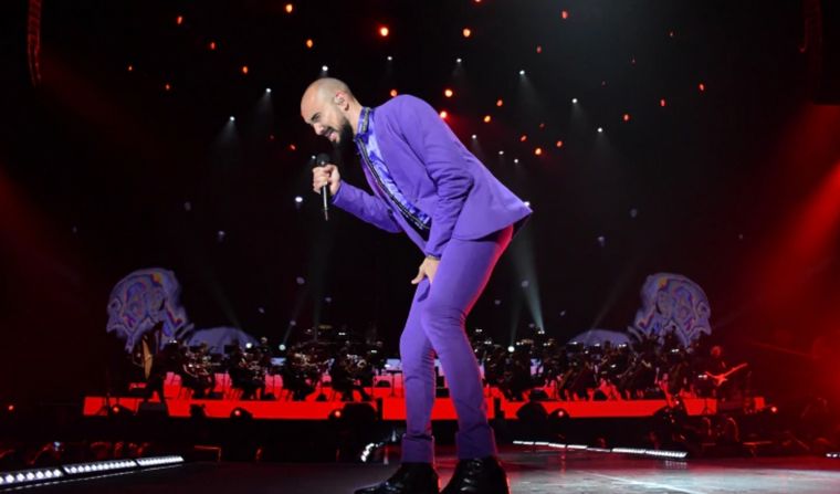 Abel Pintos estrenó Universo Paralelo en el Movistar Arena (Foto: Mono Gómez).