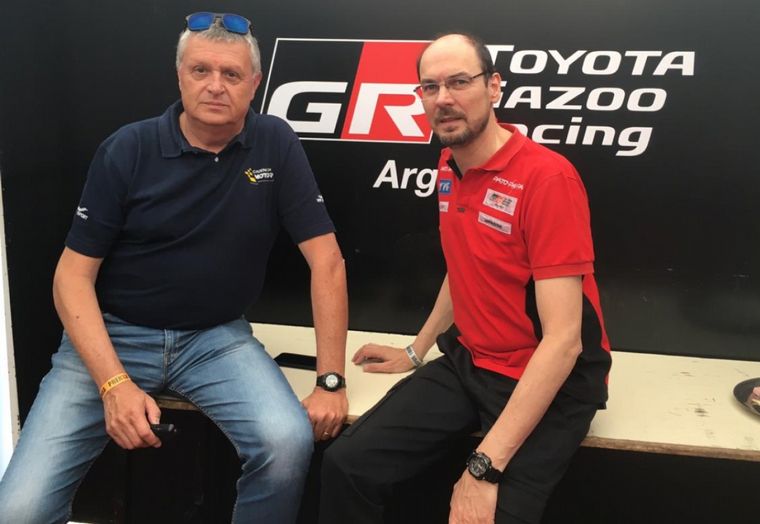 FOTO: Con Marcelo Ambrogio en nuestra charla en la Oficina Técnica de Renault Sport