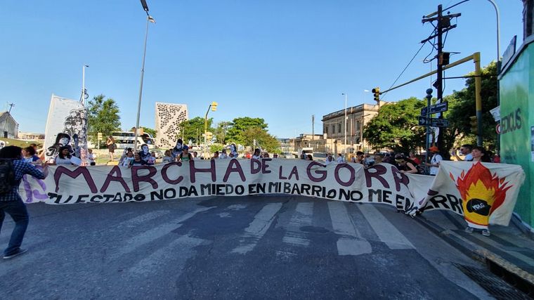FOTO: La manifestación se desarrolló en las calles céntricas de la capital provincial. 