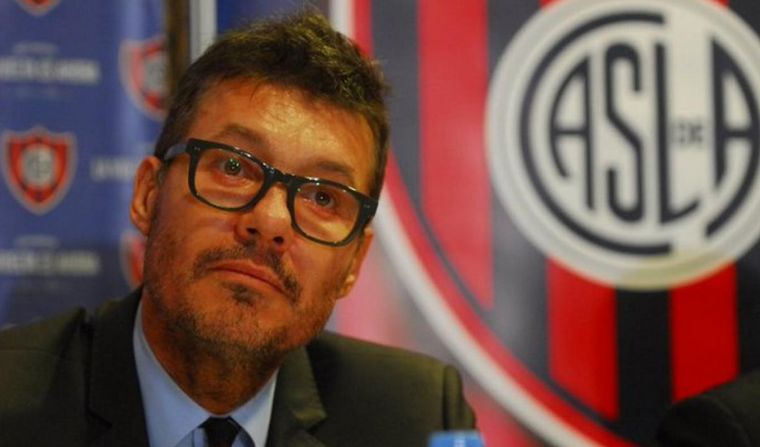 Resultado de imagen para MARCELO TINELLI FLAMANTE PRESIDENTE CUERVO