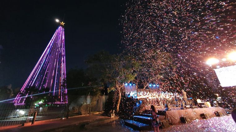 encendido de Arbol de Navidad