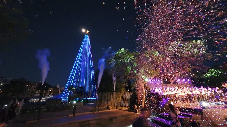 encendido de Arbol de Navidad