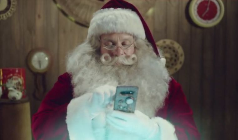 FOTO: La videollamada de Papá Noel