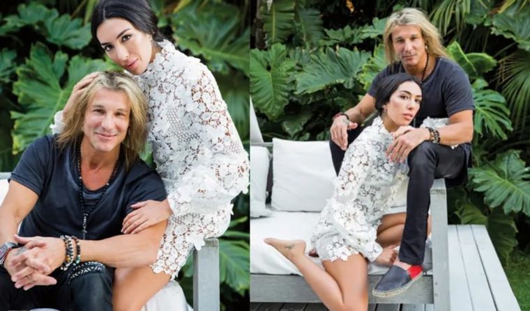 Claudio Caniggia y Sofía Bonelli.