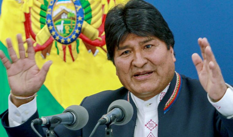 Evo Morales apuntó contra el gobierno interino de Bolivia.