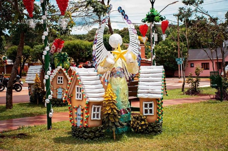Capioví, un pueblo misionero vestido de Navidad.