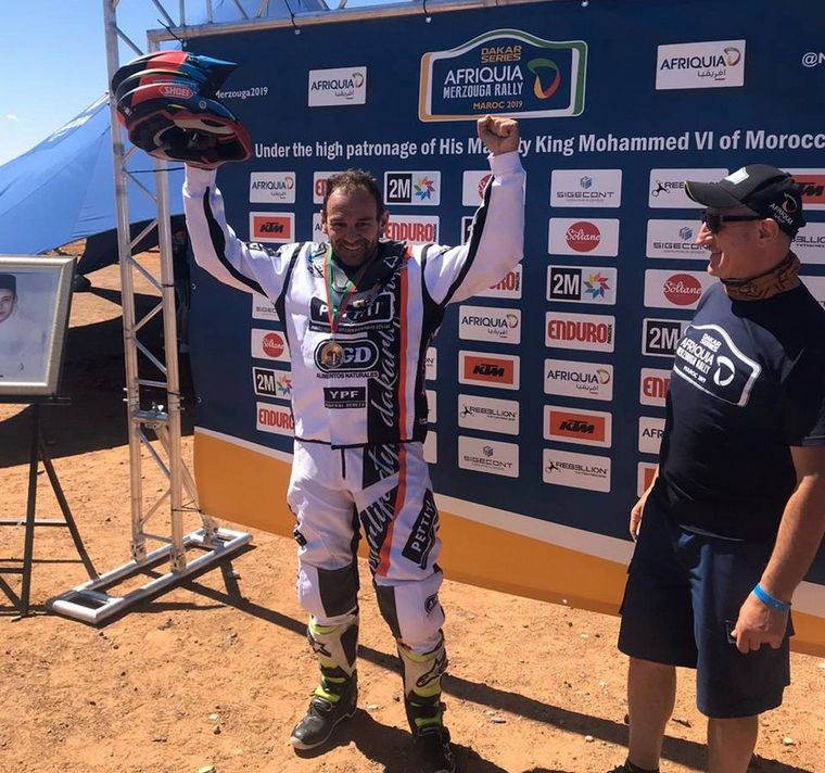 Una de sus importantes carreras de 2019, el Merzouga Rally en Marruecos